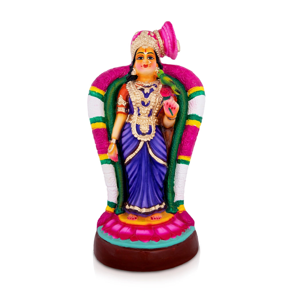 Andal Paper Mache Golu Bommai - 15 x 9 Inches | Giri Golu Doll/ Navaratri Golu Bomma/Gombe/Bommai