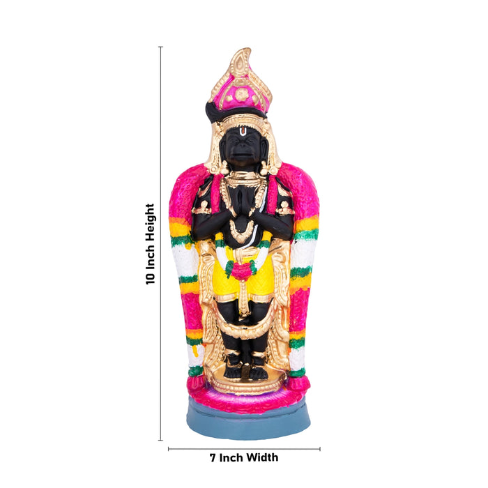 Namakkal Hanuman Paper Mache Golu Bommai - 10 x 7 Inches | Giri Golu Doll/ Navaratri Golu Bomma/Gombe/Bommai