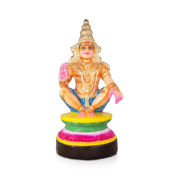 Ayyappan Paper Mache Golu Bommai - 15 x 8 Inches | Giri Golu Doll/ Navaratri Golu Bomma/Gombe/Bommai