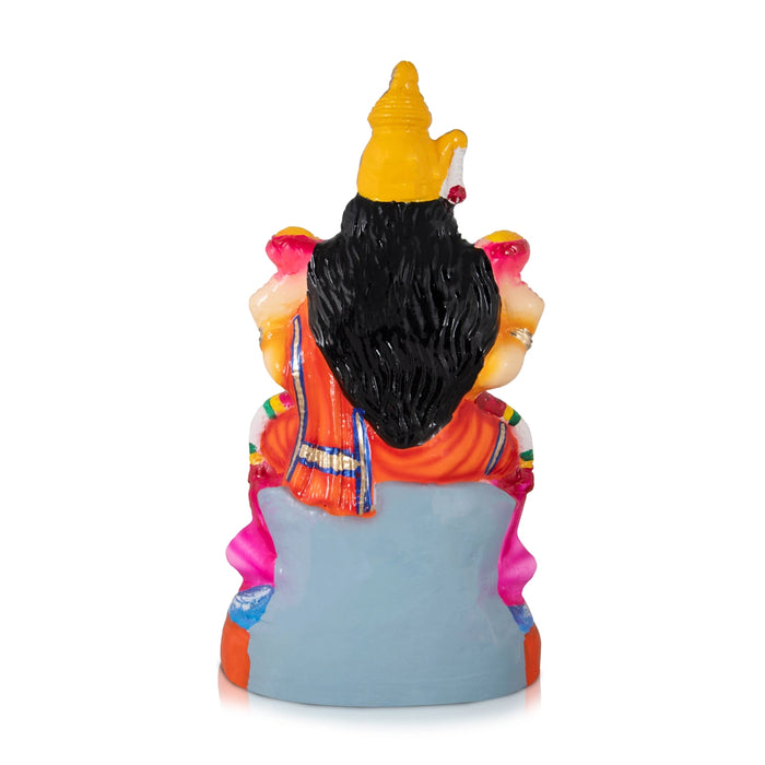 Lakshmi Saraswati With Garland Paper Mache Golu Bommai Pair - 15 Inches | Giri Golu Bomma/ Navaratri Golu Doll