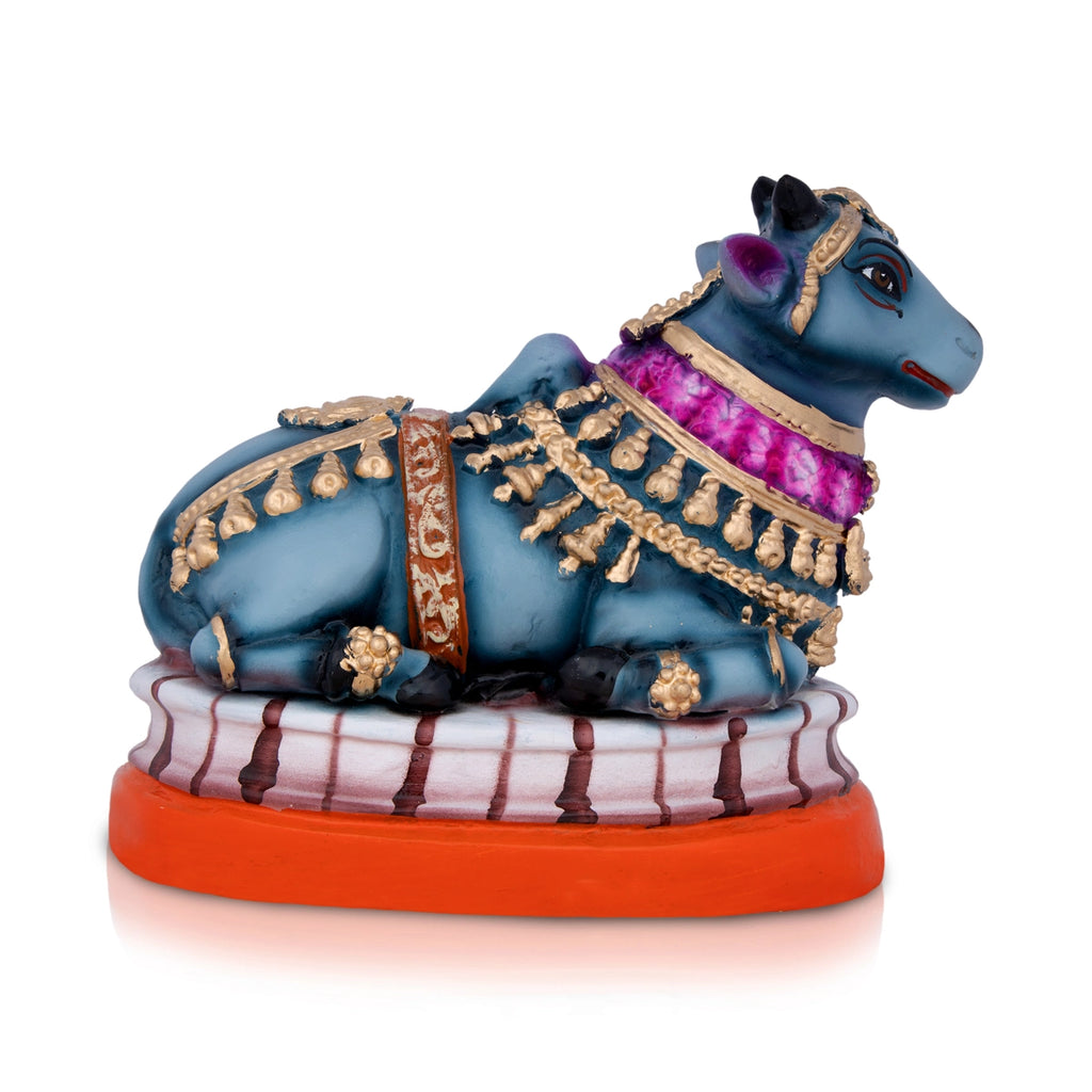 Nandi Paper Mache Golu Bommai - 12 x 9 Inches | Giri Golu Doll/ Navaratri Golu Bomma/Gombe/Bommai