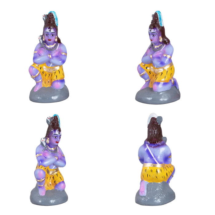 Arupadai Veedu Murugan Paper Mache Golu Bommai Set - 8 x 7 Inches | Giri Golu Doll/ Navaratri Golu Bomma/Gombe/Bommai - Paper Mache Kolu Bommai