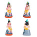 Arupadai Veedu Murugan Paper Mache Golu Bommai Set - 8 x 7 Inches | Giri Golu Doll/ Navaratri Golu Bomma/Gombe/Bommai - Paper Mache Kolu Bommai