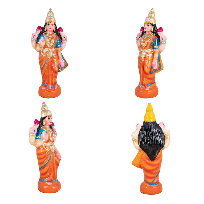 Kalvi Varam Paper Mache Golu Bommai Set - 11 x 4 Inches | Giri Golu Doll/ Navaratri Golu Bomma/Gombe/Bommai - Paper Mache Kolu Bommai