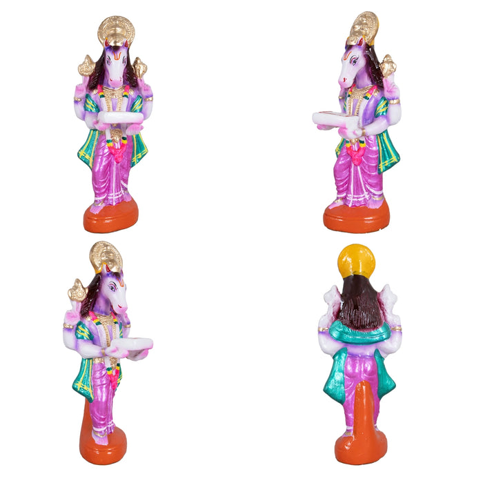 Kalvi Varam Paper Mache Golu Bommai Set - 11 x 4 Inches | Giri Golu Doll/ Navaratri Golu Bomma/Gombe/Bommai - Paper Mache Kolu Bommai