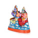 Shivan Family Paper Mache Golu Bommai - 10 x 8 Inches | Giri Golu Doll/ Navaratri Golu Bomma/Gombe/Bommai - Paper Mache Kolu Bommai