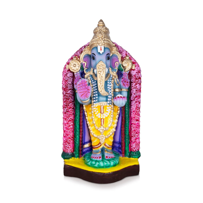 Balaji Ganesh Paper Mache Golu Bommai - 15 x 5 Inches | Giri Golu Doll/ Ganesh Chaturthi Decor/Gombe/Bommai