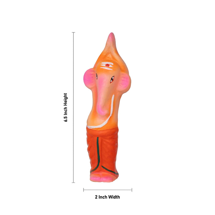 Yoga Set Clay Golu Bommai - 6.5 x 2 Inches | Giri Golu Doll/ Navaratri Kolu Bomma/ Bommalu