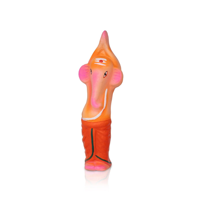 Yoga Set Clay Golu Bommai - 6.5 x 2 Inches | Giri Golu Doll/ Navaratri Kolu Bomma/ Bommalu