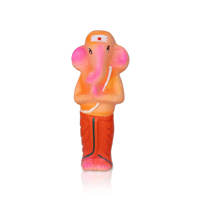 Yoga Set Clay Golu Bommai - 6.5 x 2 Inches | Giri Golu Doll/ Navaratri Kolu Bomma/ Bommalu