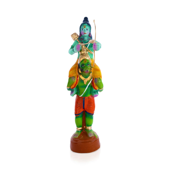 Ravana Vadham Clay Golu Bommai Set - 11 x 4 Inches | Giri Golu Doll/Navaratri Golu Bomma/ Gombe/ Bommai