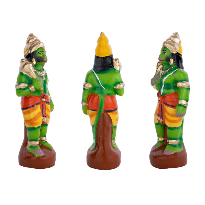 Ravana Vadham Clay Golu Bommai Set - 11 x 4 Inches | Giri Golu Doll/Navaratri Golu Bomma/ Gombe/ Bommai
