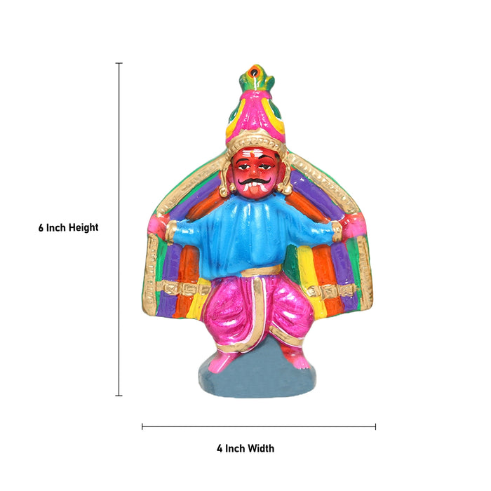 Mysore Dasara Clay Golu Bommai Set - 6 x 4 Inches | 34 Pcs/ Giri Golu Doll/ Navaratri Golu Bomma/ Gombe/ Bommai