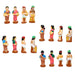Agriculture Clay Golu Bommai Set - 5 x 2.5 Inches | Giri Golu Doll/ Navaratri Golu Bomma/Gombe/Bommai - Clay Kolu Bommai