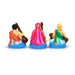 Sangeetha Mummoorthigal Clay Golu Bommai Set - 7 x 6 Inches | Giri Golu Doll/ Navaratri Golu Bomma/Gombe/Bommai - Clay Kolu Bommai