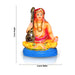 Sangeetha Mummoorthigal Clay Golu Bommai Set - 7 x 6 Inches | Giri Golu Doll/ Navaratri Golu Bomma/Gombe/Bommai - Clay Kolu Bommai