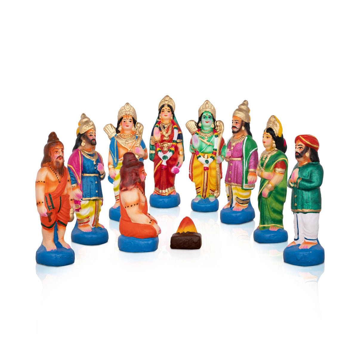 Giri - Seetha Kalyanam Set | Clay Idol | Golu Statue