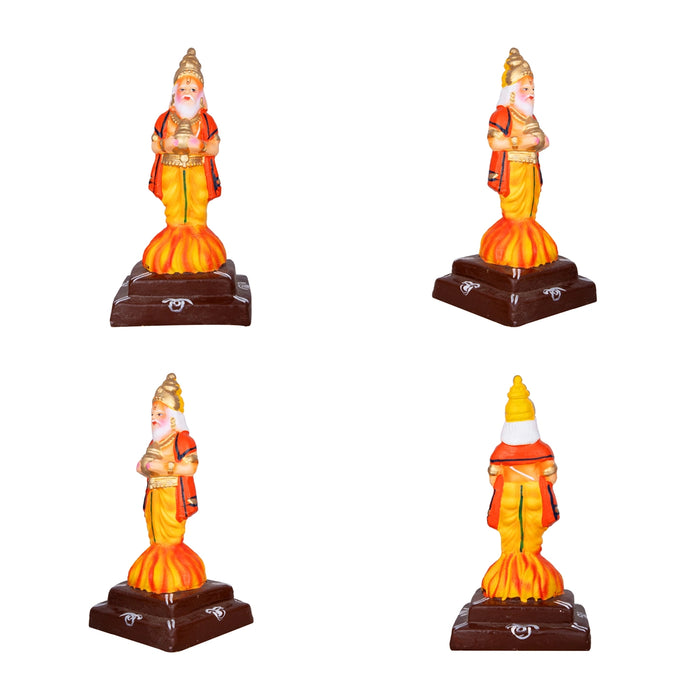 Putra Kameshti Yagam Clay Golu Bommai Set - 6 x 7 Inches | Giri Golu Doll/ Navaratri Golu Bomma/Gombe/Bommai