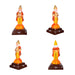 Putra Kameshti Yagam Clay Golu Bommai Set - 6 x 7 Inches | Giri Golu Doll/ Navaratri Golu Bomma/Gombe/Bommai - Clay Kolu Bommai