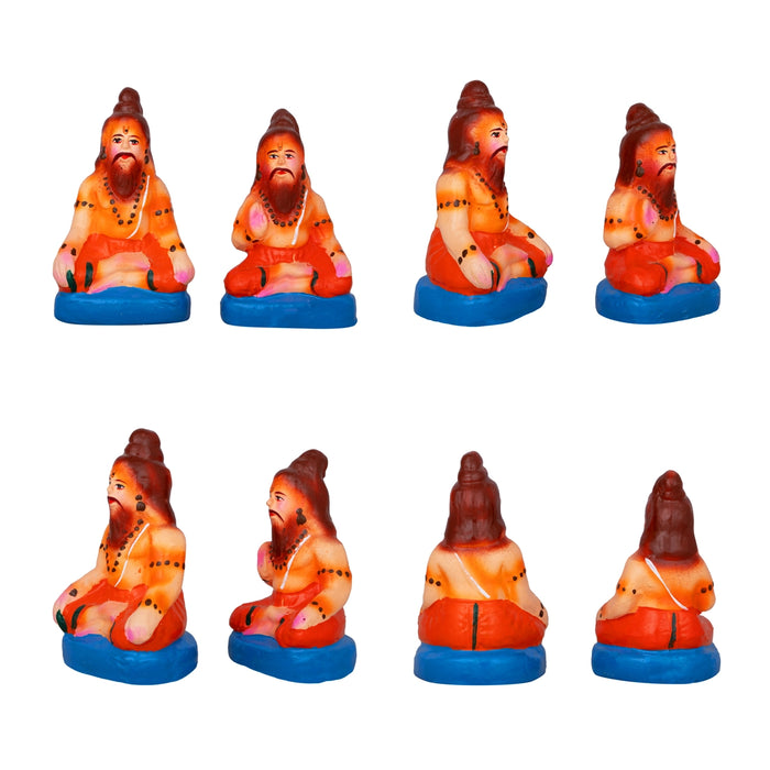 Putra Kameshti Yagam Clay Golu Bommai Set - 6 x 7 Inches | Giri Golu Doll/ Navaratri Golu Bomma/Gombe/Bommai