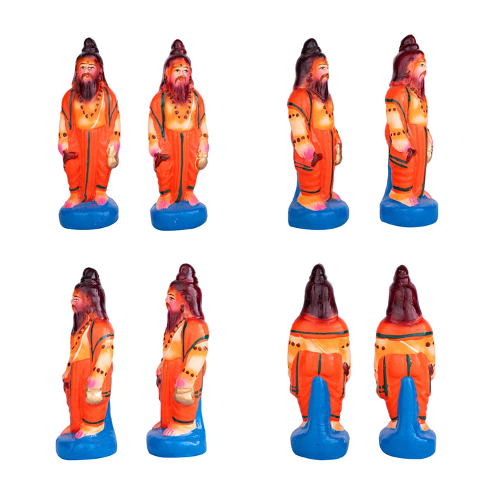 Ramar Jananam Clay Golu Bommai Set - 7 x 10 Inches | Giri Golu Doll/ Navaratri Golu Bomma/Gombe/Bommai