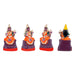 Nava Durga Idol Clay Golu Bommai Set - 5.5 X 3.5 Inches | Giri Golu Doll/ Navaratri Golu Bomma/ Gombe/ Bommai - Clay Kolu Bommai