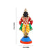 Vitthal Rukmini Murti Clay Golu Bommai Pair - 8 X 3 Inches | Giri Golu Doll/ Navaratri Golu Bommai/ Gombe - Clay Kolu Bommai