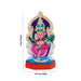 Lakshmi Saraswati Durga Clay Golu Bommai Set - 9 X 4.75 Inches | Giri Golu Doll/ Navaratri Golu Bommai/ Gombe - Clay Kolu Bommai