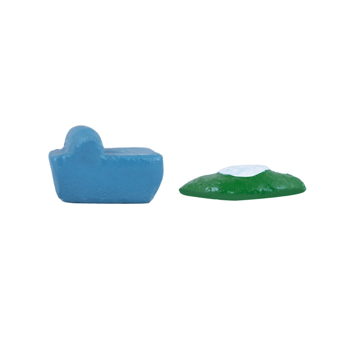 Marriage Clay Golu Bommai Set - 4.5 X 1.5 Inches | Giri Golu Doll/ Navaratri Golu Bomma/ Gombe/ Bommai - Clay Kolu Bommai