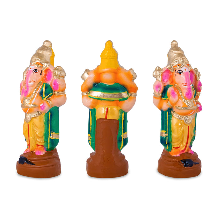 Valli Thirumanam Clay Golu Bommai - 11 x 5 Inches | Giri Golu Doll/ Navaratri Golu Bomma/ Gombe/ Bommai