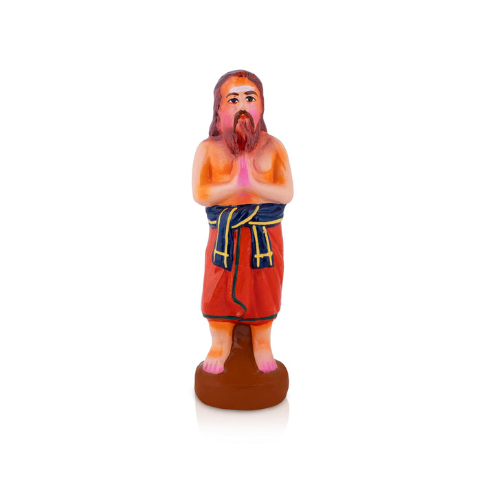 Pazhamudhir Cholai Clay Golu Bommai - 10 x 5 Inches | Giri Golu Doll/ Navaratri Golu Bomma/Gombe/Bommai