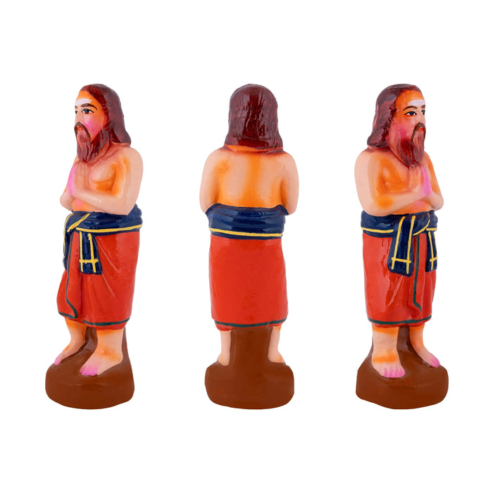 Pazhamudhir Cholai Clay Golu Bommai - 10 x 5 Inches | Giri Golu Doll/ Navaratri Golu Bomma/Gombe/Bommai
