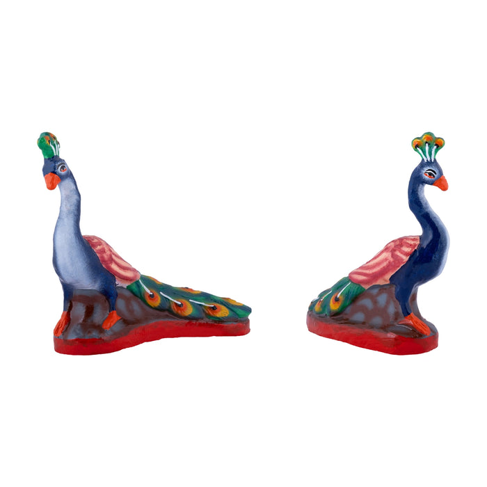 Pazhamudhir Cholai Clay Golu Bommai - 10 x 5 Inches | Giri Golu Doll/ Navaratri Golu Bomma/Gombe/Bommai