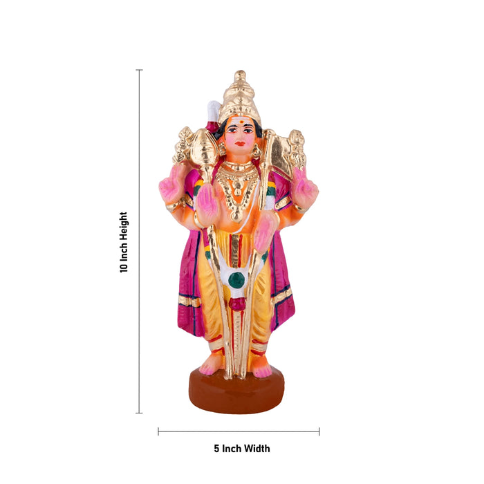 Pazhamudhir Cholai Clay Golu Bommai - 10 x 5 Inches | Giri Golu Doll/ Navaratri Golu Bomma/Gombe/Bommai