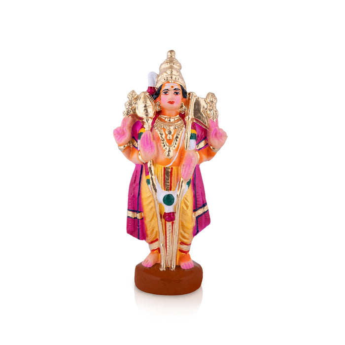 Pazhamudhir Cholai Clay Golu Bommai - 10 x 5 Inches | Giri Golu Doll/ Navaratri Golu Bomma/Gombe/Bommai