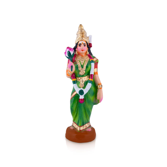 Pazhamudhir Cholai Clay Golu Bommai - 10 x 5 Inches | Giri Golu Doll/ Navaratri Golu Bomma/Gombe/Bommai