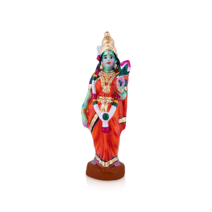 Pazhamudhir Cholai Clay Golu Bommai - 10 x 5 Inches | Giri Golu Doll/ Navaratri Golu Bomma/Gombe/Bommai