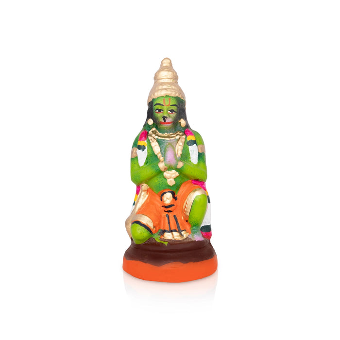 Ramar Clay Golu Bommai - 6 x 3 Inches | Giri Golu Doll/ Navaratri Golu Bomma/Gombe/Bommai