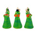 Ravana Darbar Clay Golu bommai Set - 10 x 6 Inches | Giri Golu Doll/ Navaratri Golu Bommai/ Gombe - Clay Kolu Bommai