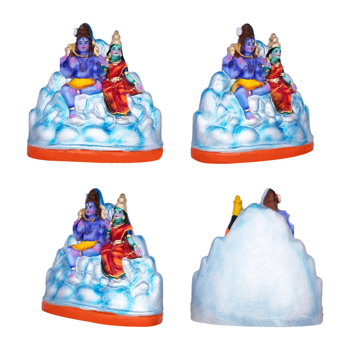 Karthigai Pengal Clay Golu Bommai Set - 10 x 9 Inches | Giri Golu Doll/ Navaratri Golu Bomma/Gombe/Bommai