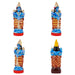 Dasavathaaram Clay Golu Bommai Set - 10 X 4 Inches | Giri Golu Doll/ Navaratri Golu Bomma/ Gombe/ Bommai - Clay Kolu Bommai
