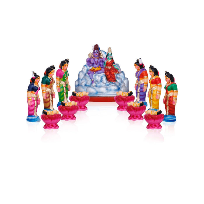 Handcrafted Navaratri Golu inspired by Indian culture, perfect for golu bommai set