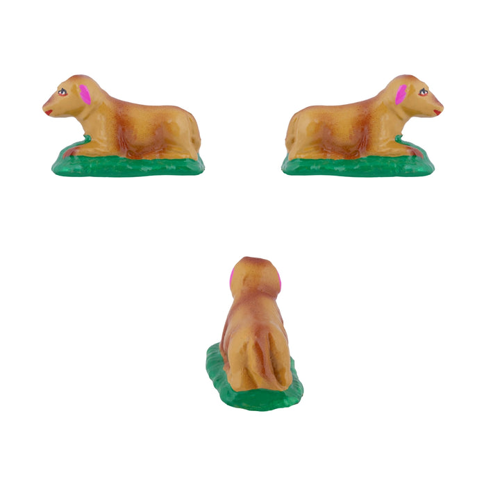 Kannappar Clay golu Bommai Set - 9.5 x 7 Inches | Giri Golu Doll/ Navaratri Golu Bomma/Gombe/Bommai