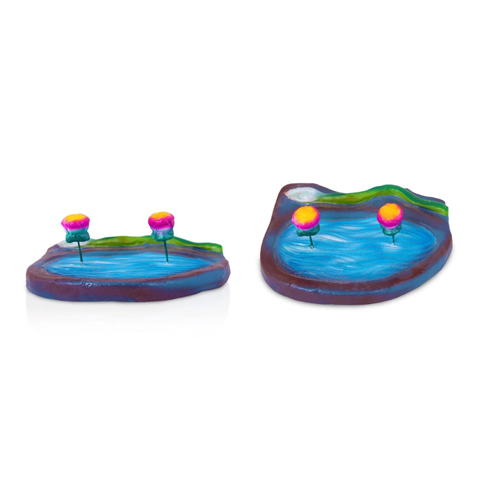 Bheeman Garva Bhangam Clay Golu Bommai Set - 6 x 9 Inches | Golu Doll/ Navaratri Golu Bomma/ Gombe/ Bommai