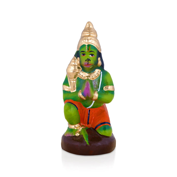 Ramar Pattabishegam Clay Golu Bommai Set - 9 x 6 Inches | Giri Golu Doll/ Navaratri Kolu Bommai/Gombe