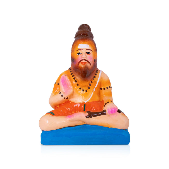 Vinayagar Mahabharatham Clay Golu bommai Set - 9.5 x 7 Inches | Giri Golu Doll/ Navaratri Golu Bomma/ Gombe/ Bommai