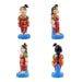Young Couple Clay Golu Bommai Pair - 8 x 3.5 Inches | Giri Golu Doll/ Navaratri Golu Bomma/Gombe/Bommai - Clay Kolu Bommai