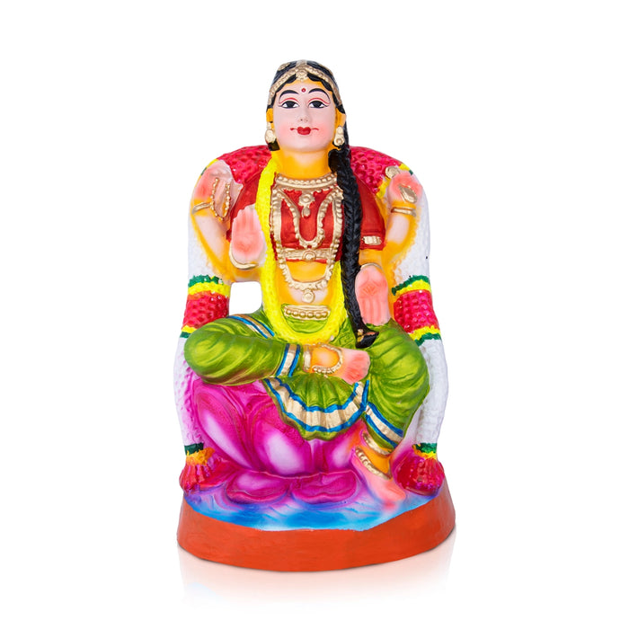 Bala Tripura Sundari Clay Golu Bommai - 10 x 5 Inches | Giri Golu Doll/ Navaratri Golu Bomma/Gombe/Bommai