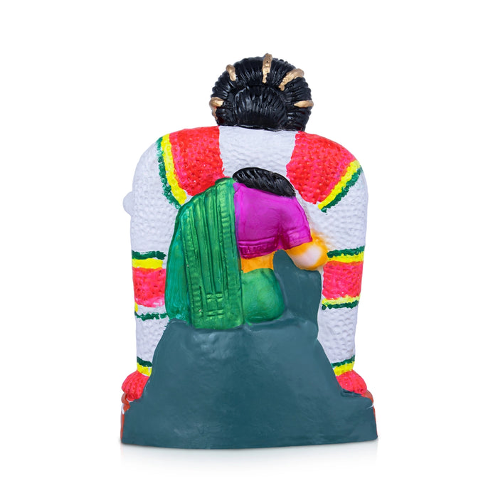 Varalakshmi Clay Golu Bommai - 12 x 8 Inches | Giri Golu Doll/ Navaratri Golu Bomma/Gombe/Bommai