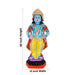 Vithoba Krishna Standing - 30 x 12 Inches | Giri Golu Doll/ Clay Doll/ Navratri Bommai - Clay Kolu Bommai